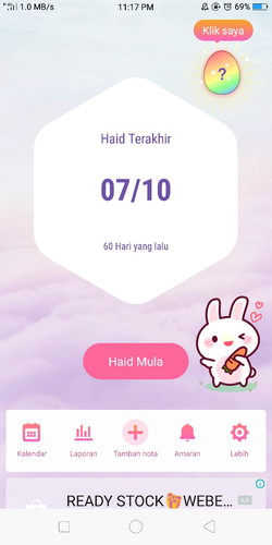 Nak tggu period dtg ke mcmane ney?
