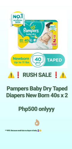 for sale! diapers... pampers!