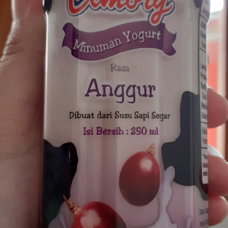 minum yoghurt