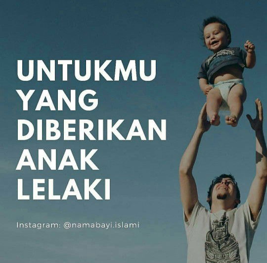 untukku yang diberikan anak lelaki