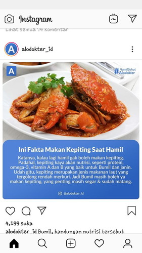 Makan kepiting