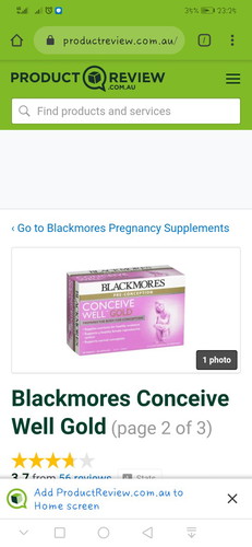 Pernah Try Blackmores Conceive Gold?