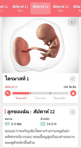 วันนี้มีเรื่องมาเล่าสู่กันฟังค่ะ วันนี้ครบ12w.