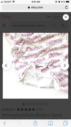 personalized blanket