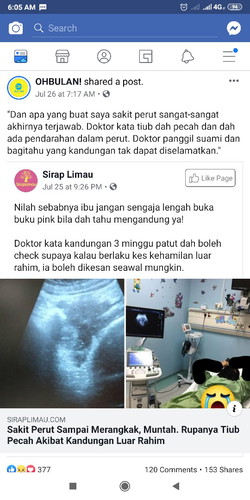 kesan lewat buka buku pink