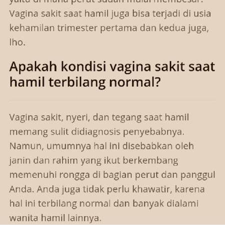 Vagina Nyeri