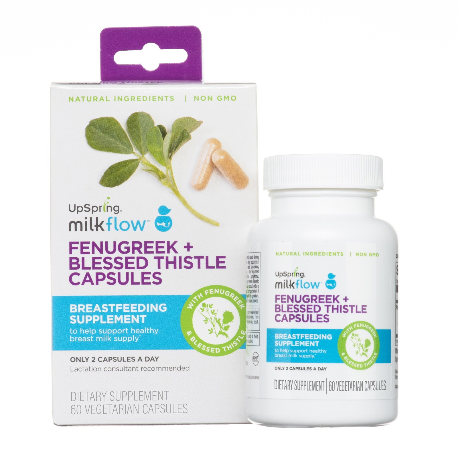 UpSpring Milkflow Fenugreek & Blessed Thistle isi 60 theAsianparent theAsianparent Indonesia