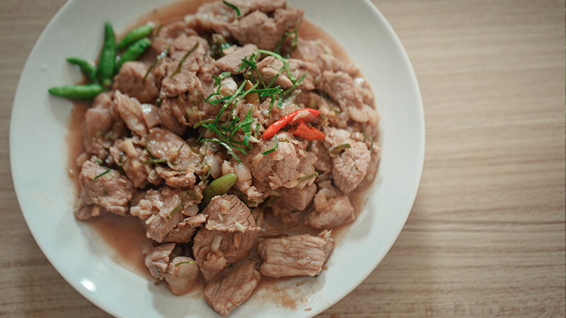 หมูผัดกะปิ