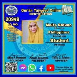 Maira Ebrahim Edzel Batuan profile icon