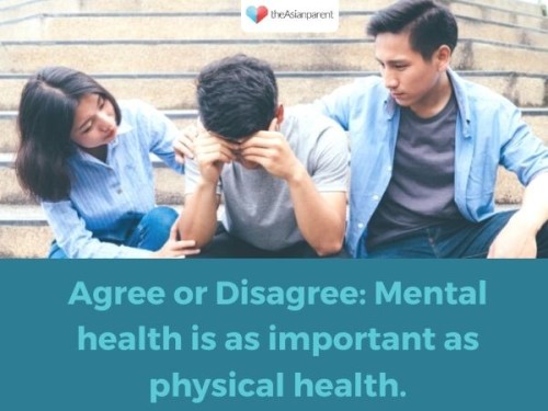 Mental health is as important as physical health