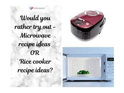 Microwave or Rice Cooker Recipes?