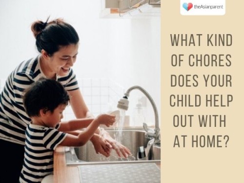 What chores does your child help you with?