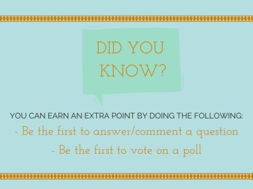 Want to earn more points?