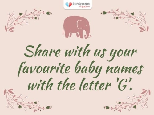 Baby Name that starts with the letter 'G'