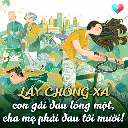 Con gái đi lấy chồng xa