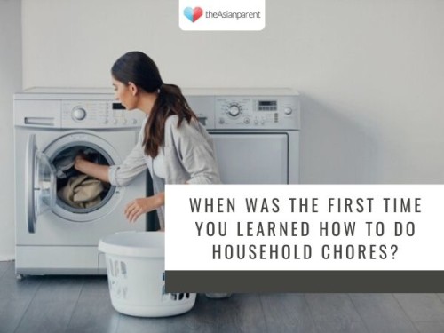 Do you still remember learning how to do the laundry?