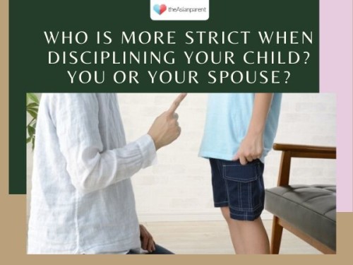 Who is more strict when disciplining your child?