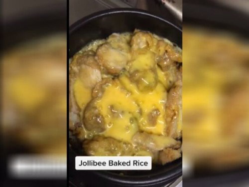 Chickenjoy Baked Rice