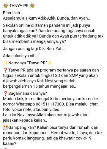 maaf OOT, mungkin ada yang minat