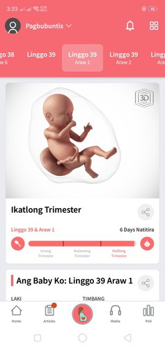 Baby inside the Womb