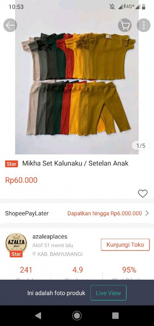 PRELOVED MIKHA SET KALUNAKU