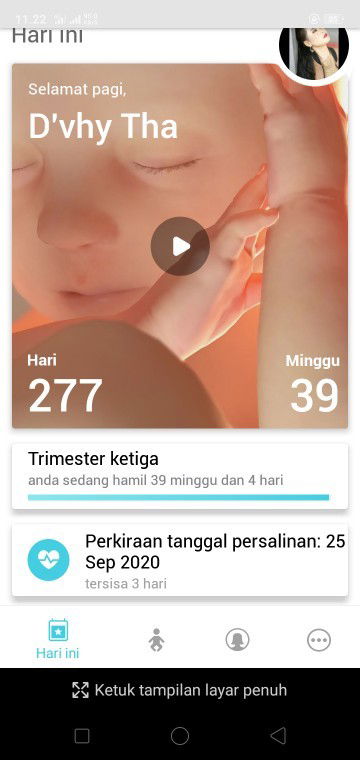 Semoga segera louncing dedek ya