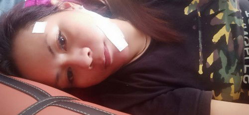 Pagi ini perut sakit dn ada keluar plex merah  dan pada saat hamil muda ada apa ya saya jadi kuatir.