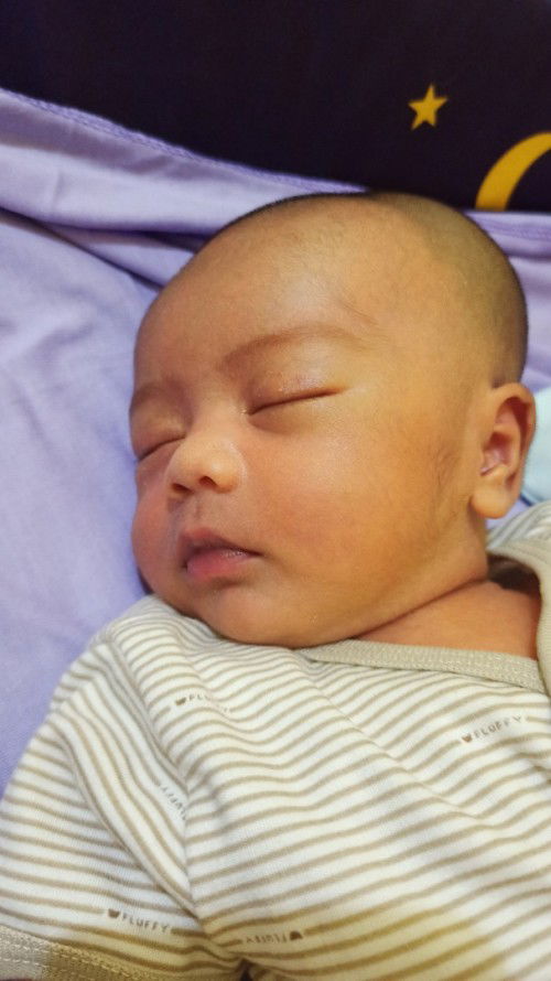 Ada yang bayinya benjol dan terasa masih empuk?