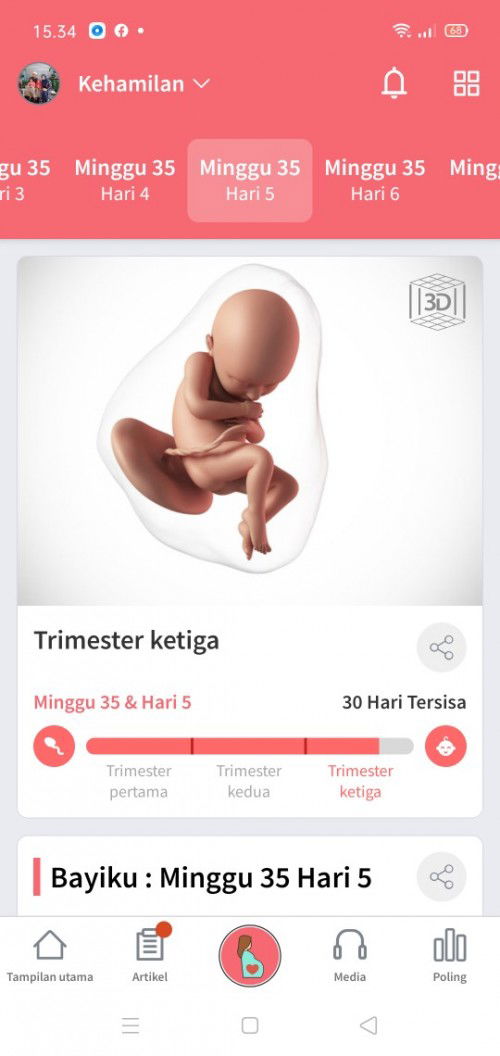 Tinggal menghitung minggu