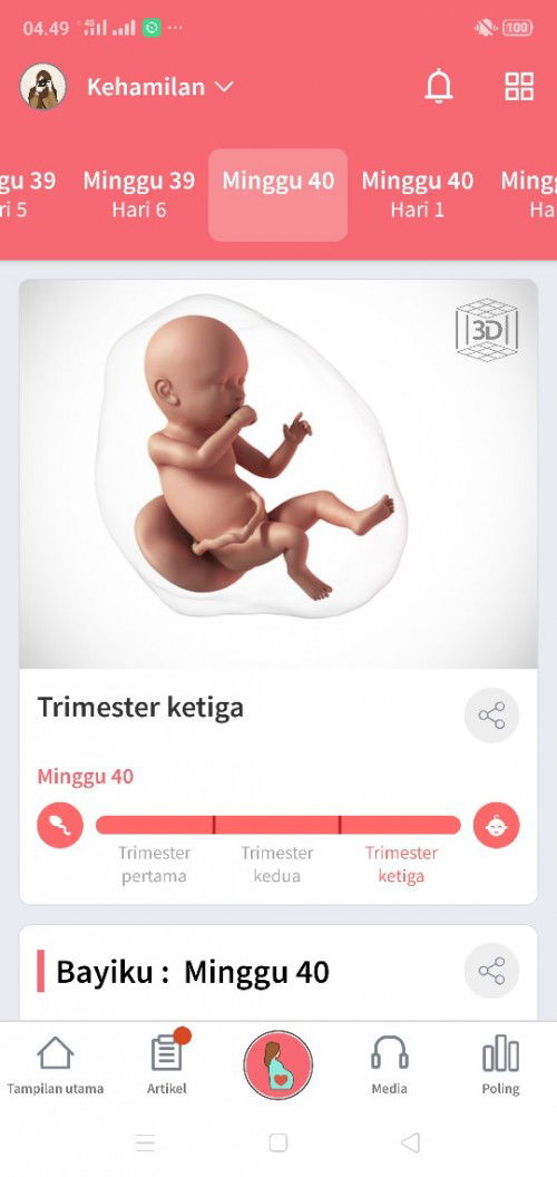 Belum kontraksi juga