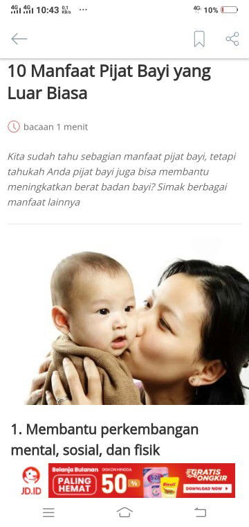10 Manfaat Pijat Bayi yang Luara Biasa