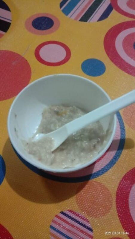 Bubur Pepes Ikan Kembung #7bulan
