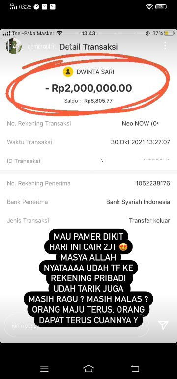 Aplikasi dapat cuan yg mau gabung yuk join grtis kok