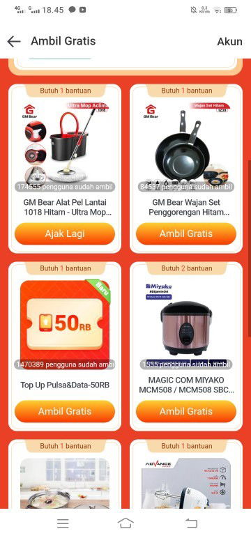 Bagi bagi barang gratisss tissss bebas milihhh..