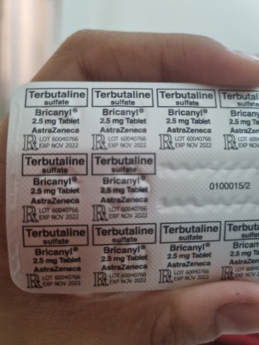 Bricanyl terbutaline pampakapit ba to?