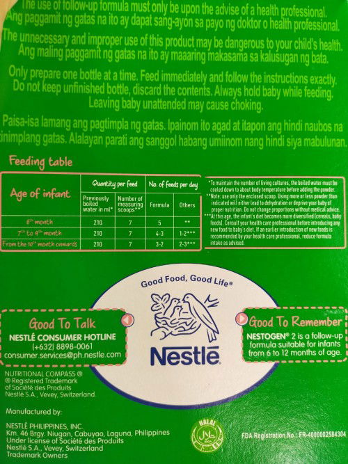 Nestogen2, (210ml/7scoop), pano kung 4oz lang kaya ubusin ng baby ko. He's 7months old. Pahelp