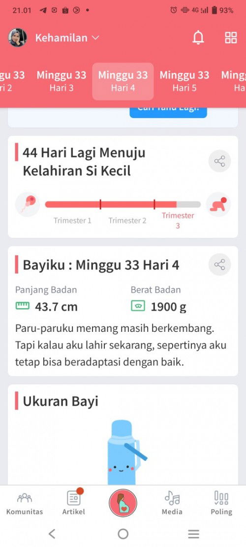 Lahir lebih awal di kampung halaman