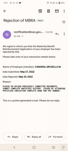 Ano po ba mga requirements for sss benefits po ng miscarriage