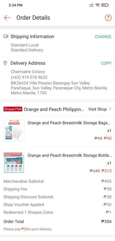 Orange & Peach Budol Monday 🥰