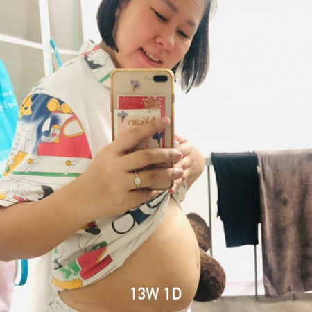 ท้องใหญ่ๆ 13 w