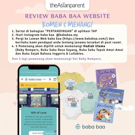 🌟 Review Baba Baa Website, Komen & Menang!