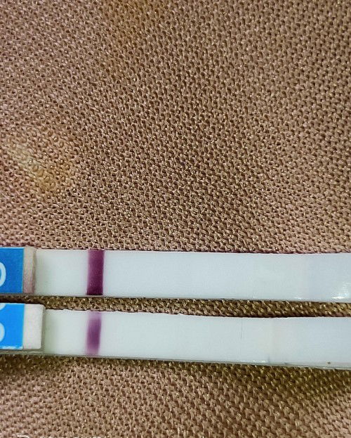 testpack garis putih