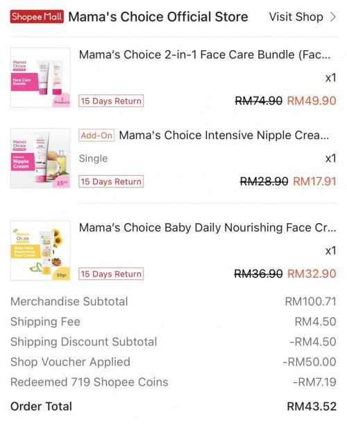 Mama’s Choice SHOCKING SALE 6.6
