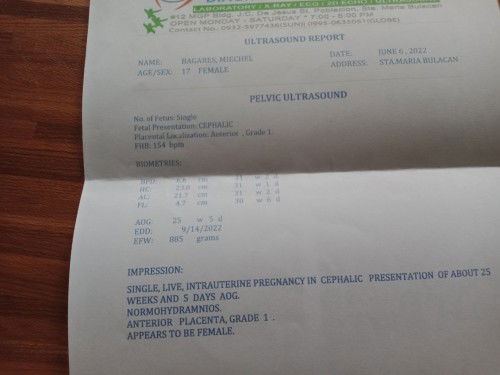 First time mom here !  Normal lng po ba ung result ng ultrasound ko ask ko ??