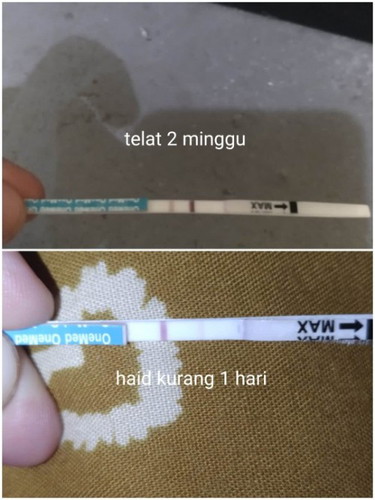Hasil tespect terbalik