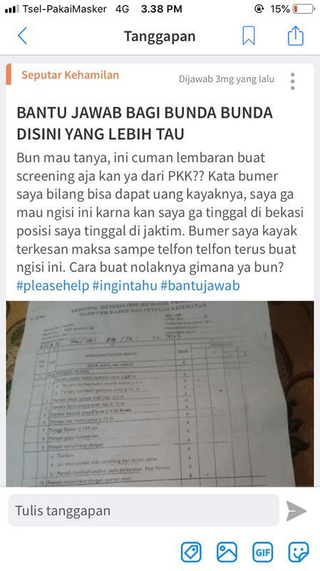 Batin sama mertua, perkara uang 300 ribu