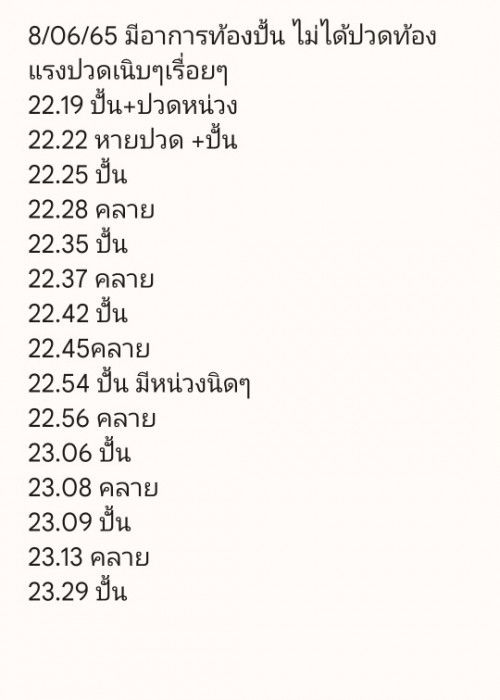 ท้องปั้นกี่วันคลอด ท้องแรก