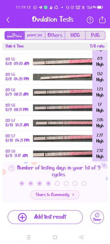 Opk positif..doakan sy hamil kali ni...period xteratur..try test opk mana tau jumpa hr sbur