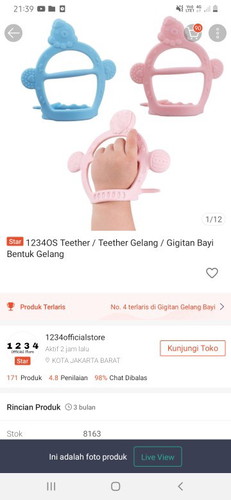 Mainan teether