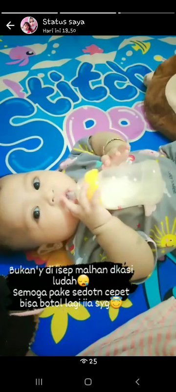 Cara ngajarin bayi 6bln pake dot.